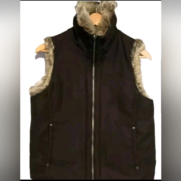Weatherproof Garment Company Reversible Zip Up Vest Brown Size Large - Picture 1 of 5